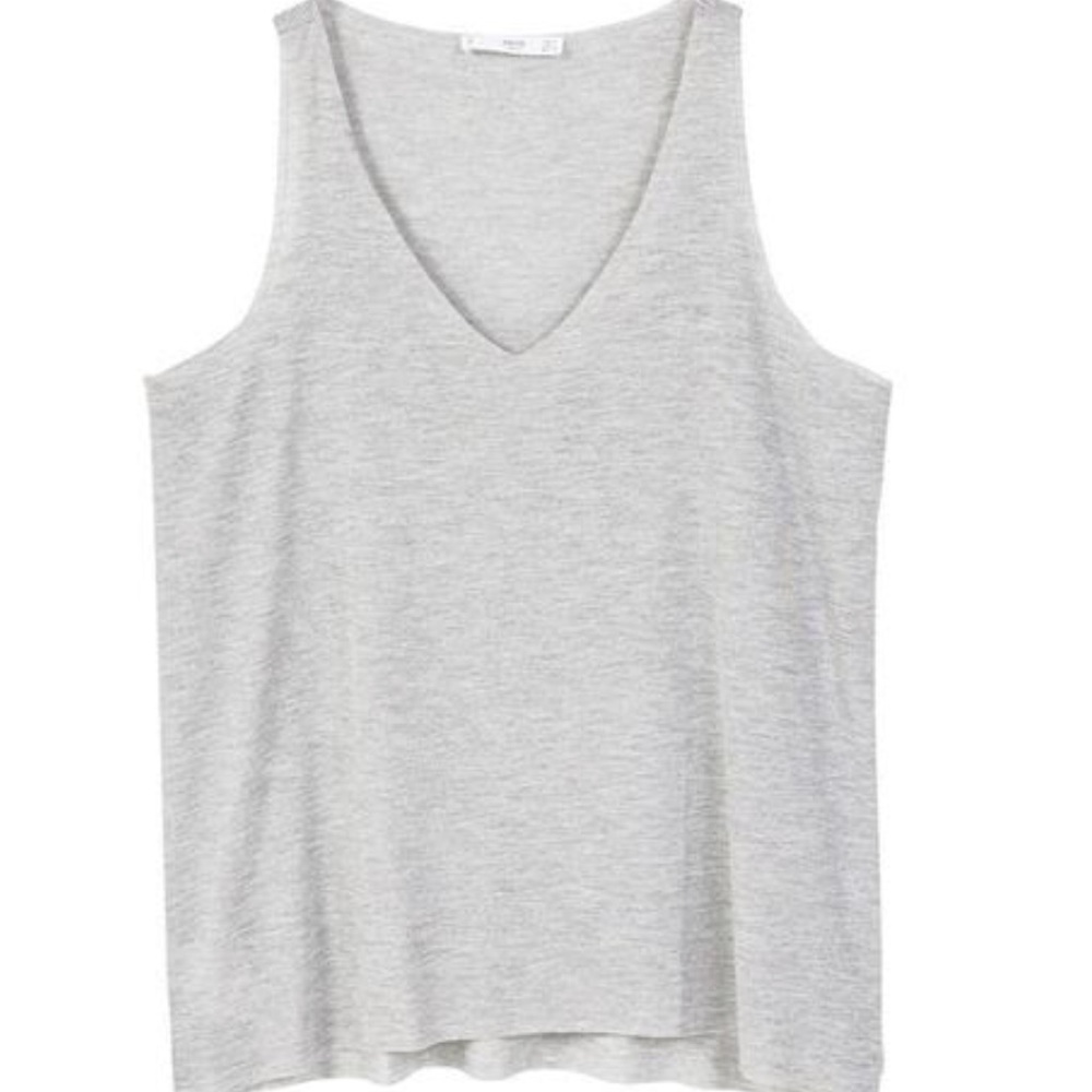 MNG Sleeveless Knit Top